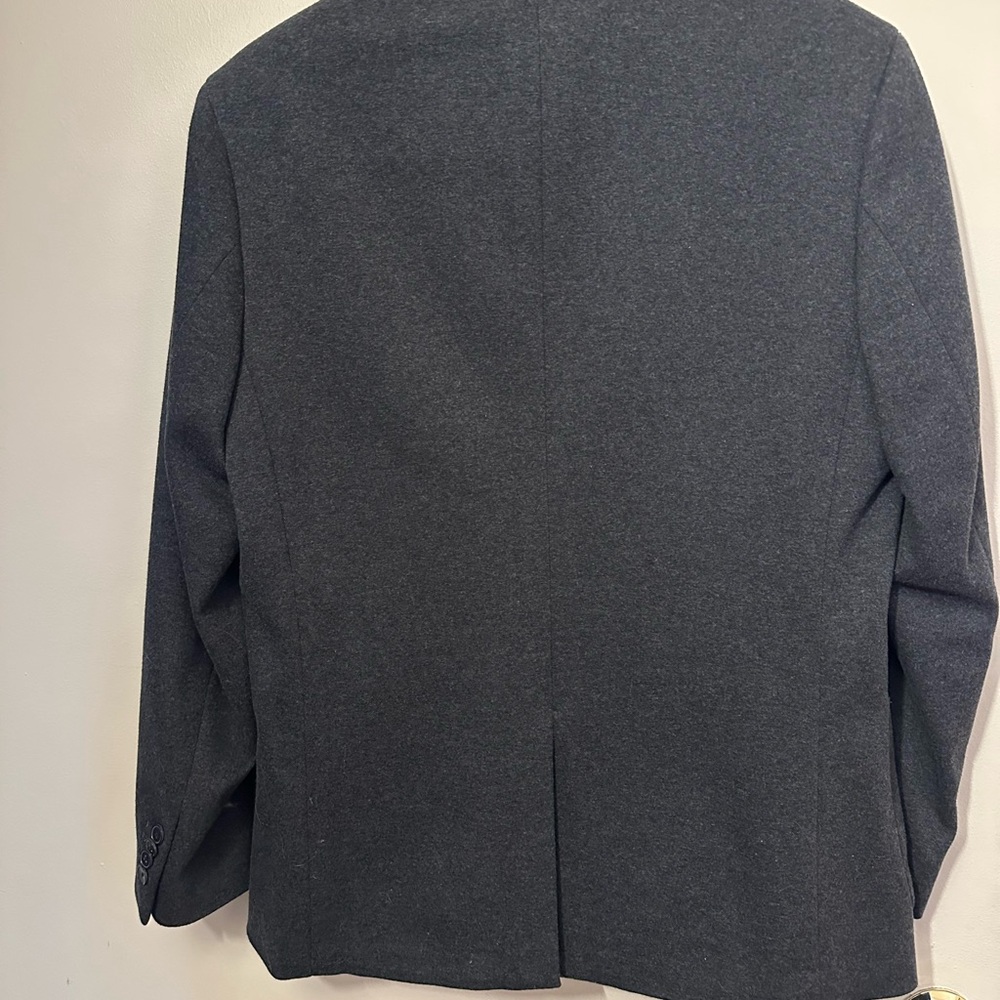 Gray wool blazer